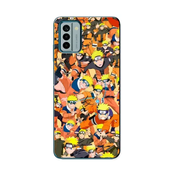 Чехол с рисунком «Коллаж Наруто» для Nokia G22 Чехол с рисунком «Коллаж Наруто» для Nokia G22