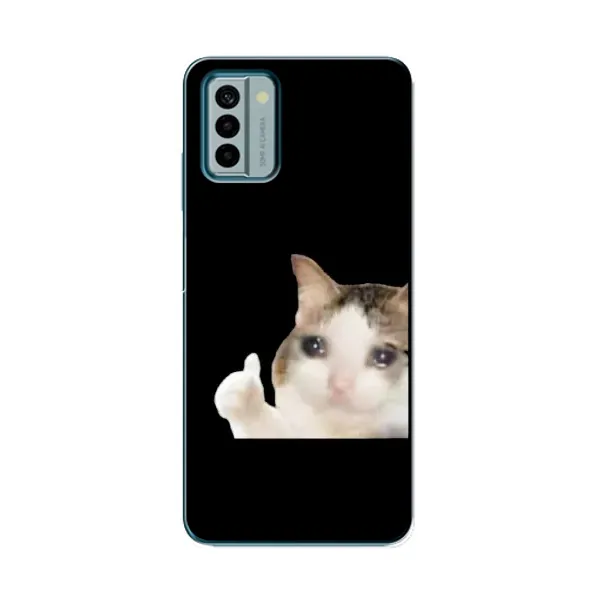 Чехол с рисунком «Кот в слезах» для Nokia G22 Чехол с рисунком «Кот в слезах» для Nokia G22