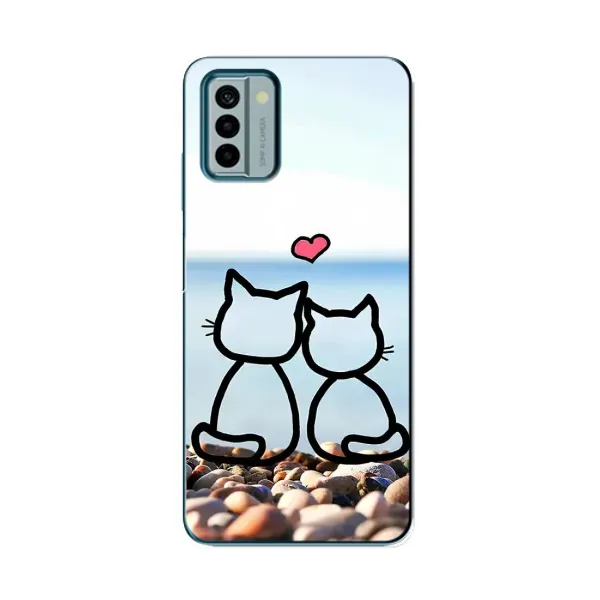 Чехол с рисунком «Котейки» для Nokia G22 Чехол с рисунком «Котейки» для Nokia G22