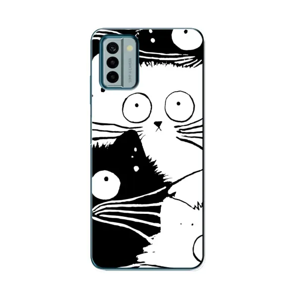 Чехол с рисунком «КОТИКИ» для Nokia G22 Чехол с рисунком «КОТИКИ» для Nokia G22