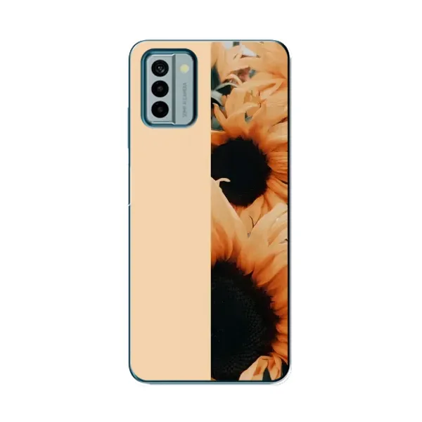 Чехол с рисунком «Красивые подсолнухи» для Nokia G22
