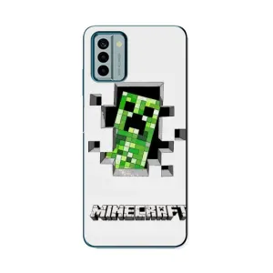 Чехлы для Nokia G22 (Персонажи Майн Крафт) (Крипер)
