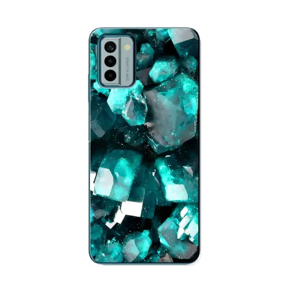 Чехол с рисунком «Кристалы» для Nokia G22 Чехол с рисунком «Кристалы» для Nokia G22