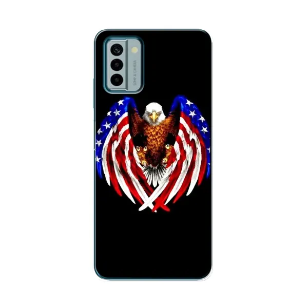 Чехол с рисунком «Крылья США» для Nokia G22 Чехол с рисунком «Крылья США» для Nokia G22