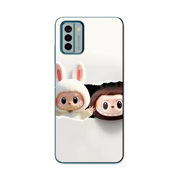 Чехол с рисунком «Фигурки Labubu» для Nokia G22