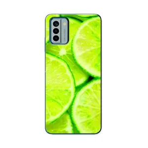 Чехол с изображением вкусной еды для Nokia G22 (Лайм)