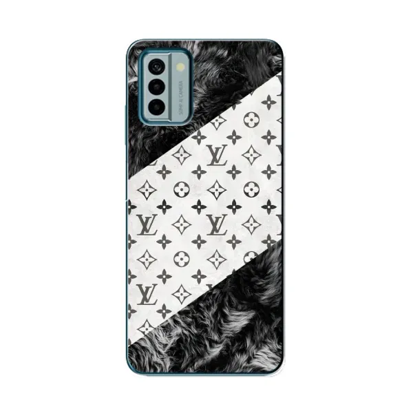 Чехол с рисунком «LV на белом» для Nokia G22 Чехол с рисунком «LV на белом» для Nokia G22