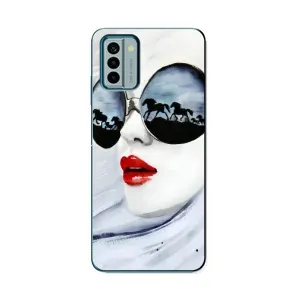 Чехол с картинкой Модные Девчонки Nokia G22 (Любительница коней)