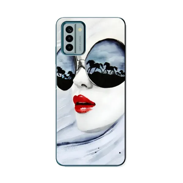 Чехол с рисунком «Любительница коней» для Nokia G22 Чехол с рисунком «Любительница коней» для Nokia G22