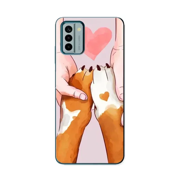 Чехол с рисунком «Любовь к собакам» для Nokia G22 Чехол с рисунком «Любовь к собакам» для Nokia G22