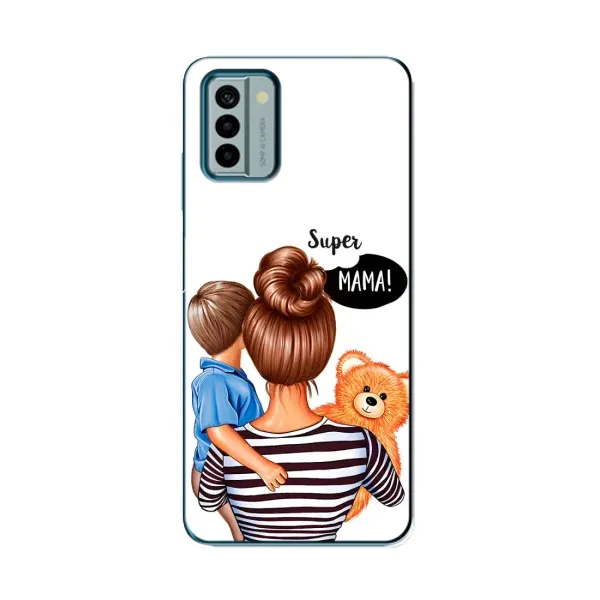 Чехол с рисунком «Мама и сын» для Nokia G22 Чехол с рисунком «Мама и сын» для Nokia G22