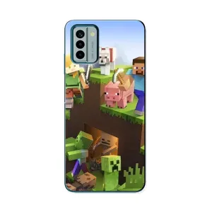 Чехлы для Nokia G22 (Персонажи Майн Крафт) (Майн-крафт)