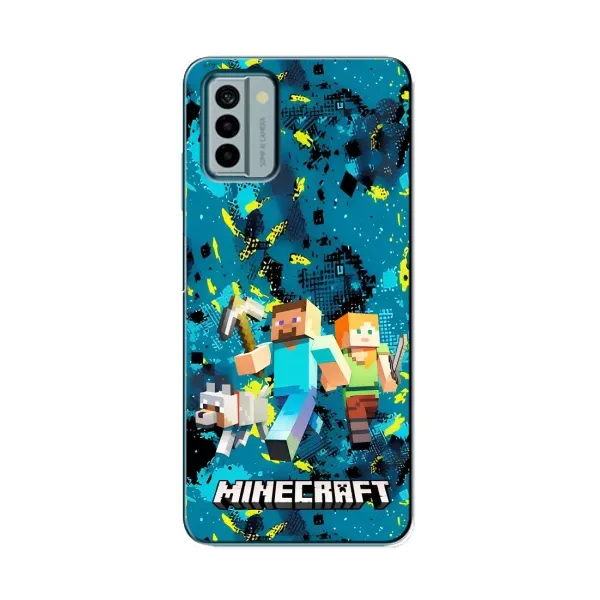 Чехол с рисунком «Майнкрафт» для Nokia G22 Чехол с рисунком «Майнкрафт» для Nokia G22