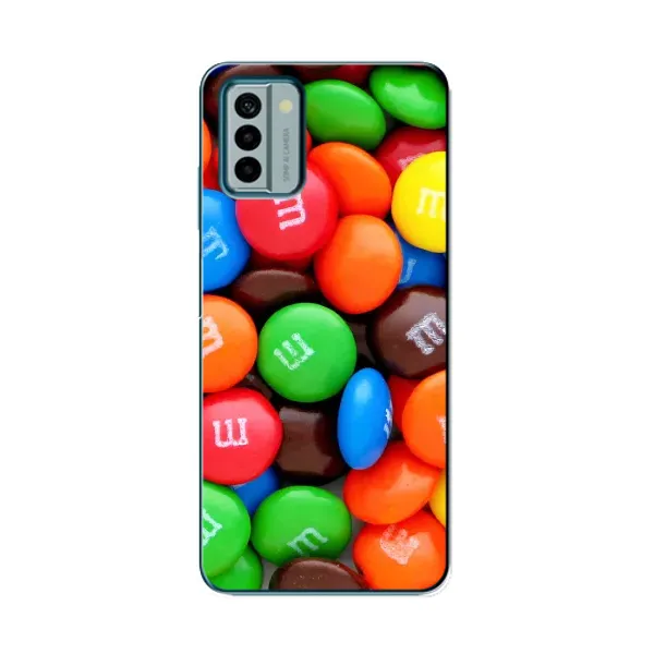 Чехол с рисунком «Разноцветные M&M'S» для Nokia G22 Чехол с рисунком «Разноцветные M&M'S» для Nokia G22
