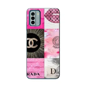 Чехол (Dior, Prada, YSL, Chanel) для Nokia G22 (Модница)