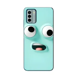 Силиконовые Чехлы (смешные стикеры) для Nokia G22 (Забавное мятное лицо)