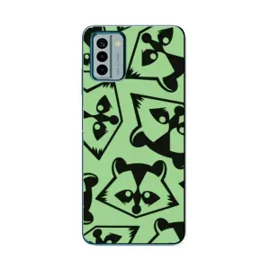 Силиконовый Чехол с Енотами на Nokia G22 (Мордочки Енота)