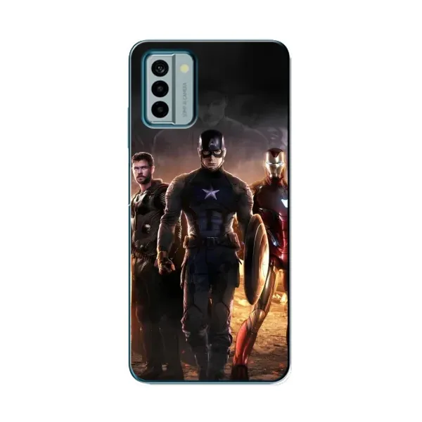Чехол с рисунком «Мстители» для Nokia G22