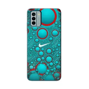 Силиконовый Чехол на Nokia G22 с картинкой Nike (Найк зеленый)