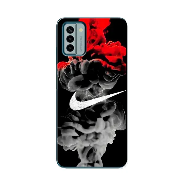 Чехол с рисунком «Nike дым» для Nokia G22 Чехол с рисунком «Nike дым» для Nokia G22