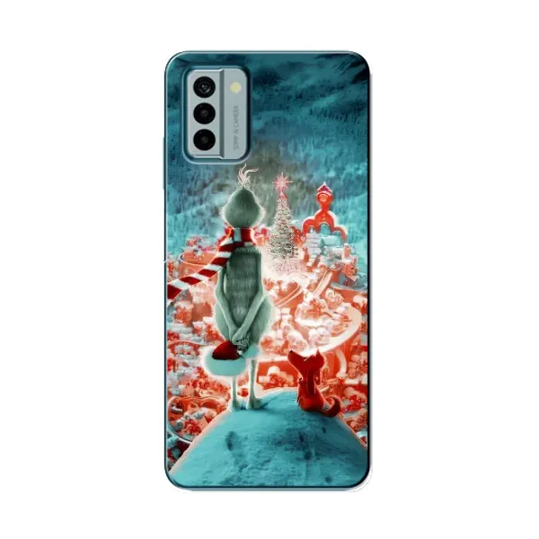 Чехол с рисунком «Новогодний Гринч» для Nokia G22 Чехол с рисунком «Новогодний Гринч» для Nokia G22