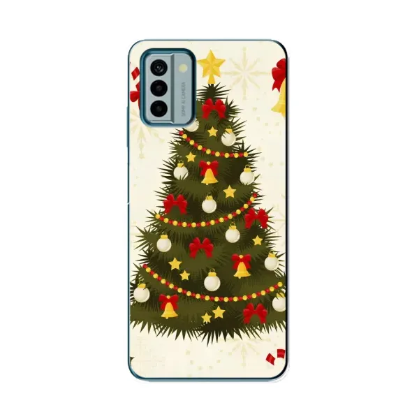 Чехол с рисунком «Новогодний принт» для Nokia G22 Чехол с рисунком «Новогодний принт» для Nokia G22