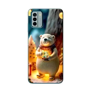 Чехлы на Новый Год Nokia G22 (Новогодний ведмеженок)