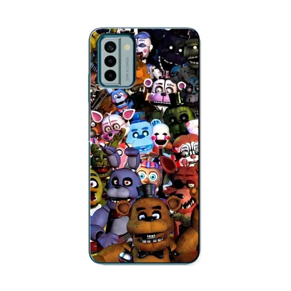 Чехол с рисунком «Персонажи Фредди» для Nokia G22 Чехол с рисунком «Персонажи Фредди» для Nokia G22