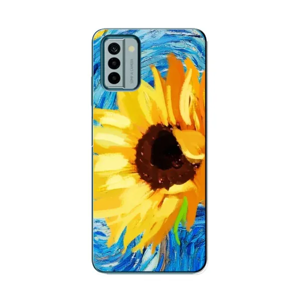 Чехол с рисунком «Подсолнух цветок» для Nokia G22