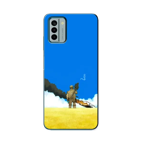 Чехол с рисунком «Попадание» для Nokia G22 Чехол с рисунком «Попадание» для Nokia G22
