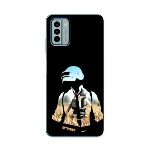 Силиконовый чехол с картинкой "Герой Pubg" на Nokia G22 (Пубг мен)
