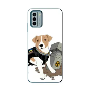 Чехол с принтом Собаки Патрон для Nokia G22 (Пёс Патрон с ракетой)