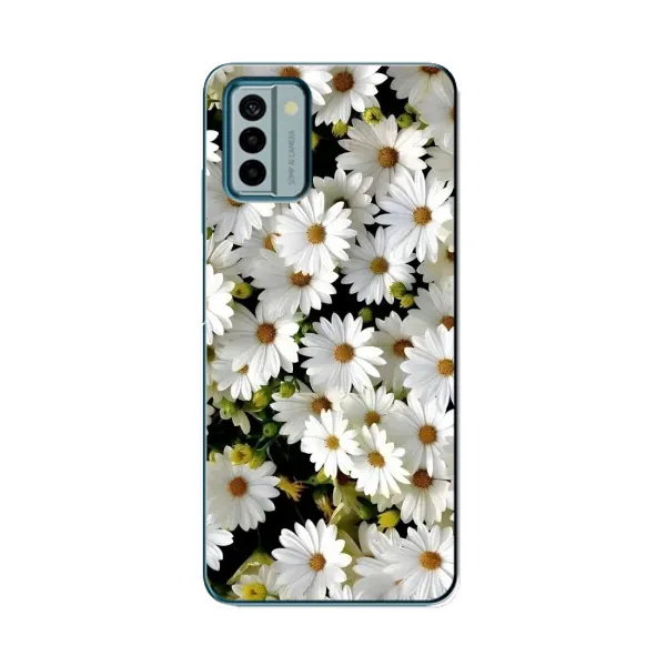 Чехол с рисунком «Рамка в ромашках» для Nokia G22 Чехол с рисунком «Рамка в ромашках» для Nokia G22