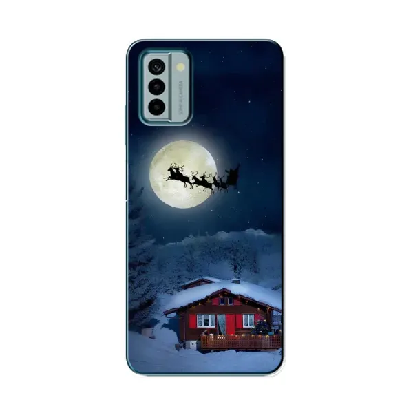 Чехол с рисунком «Санта» для Nokia G22