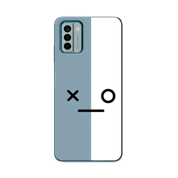 Чехол с рисунком «Серо-белый» для Nokia G22 Чехол с рисунком «Серо-белый» для Nokia G22