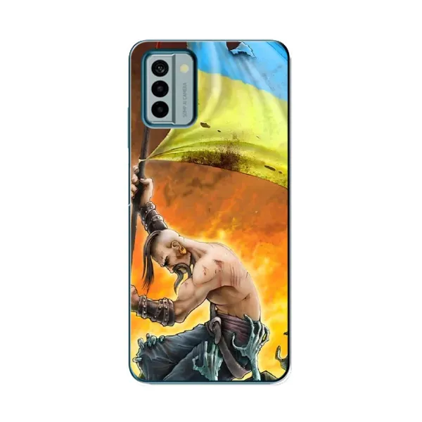 Чехол с рисунком «Сильный Козак» для Nokia G22 Чехол с рисунком «Сильный Козак» для Nokia G22