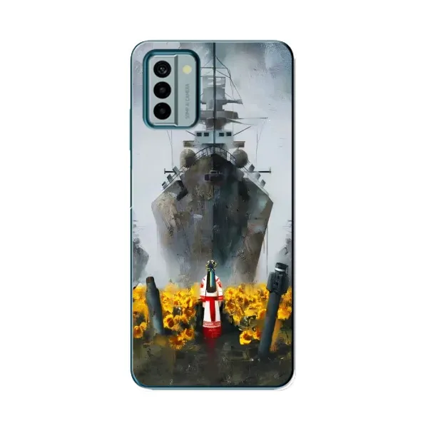 Чехол с рисунком «Смелость» для Nokia G22 Чехол с рисунком «Смелость» для Nokia G22