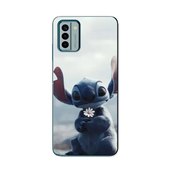 Чехол с рисунком «Стич с цветочком» для Nokia G22 Чехол с рисунком «Стич с цветочком» для Nokia G22