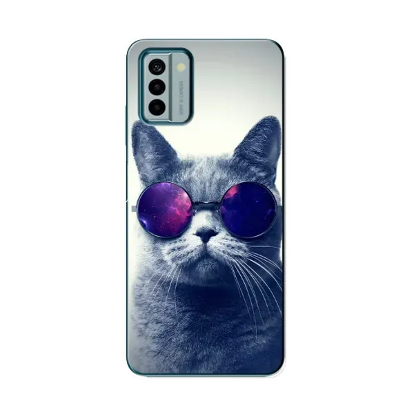 Чехол с рисунком «Стильный КОТ» для Nokia G22 Чехол с рисунком «Стильный КОТ» для Nokia G22
