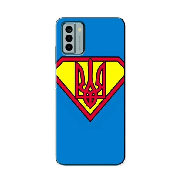 Чехол с рисунком «Super - Герб» для Nokia G22 Чехол с рисунком «Super - Герб» для Nokia G22