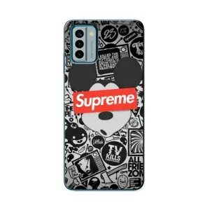 Чехол с Брендами одежды на Нокиа Джи 22 (Supreme Маус)