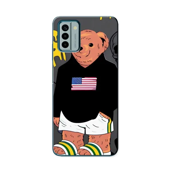 Чехол с рисунком «Teddy USA» для Nokia G22 Чехол с рисунком «Teddy USA» для Nokia G22