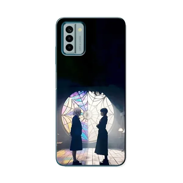 Чехол с рисунком «Уэнсдей и Энди» для Nokia G22 Чехол с рисунком «Уэнсдей и Энди» для Nokia G22