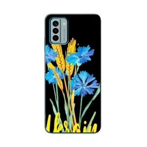 Чехол на Nokia G22 Украинский дизайн (Ukraine в цветочках)