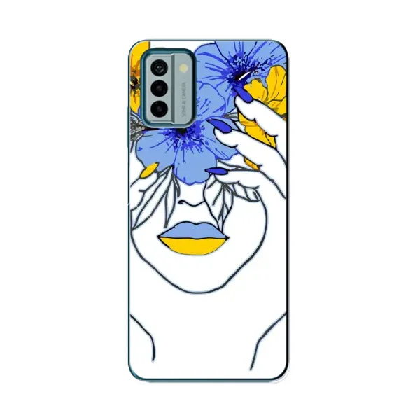 Чехол с рисунком «Украинка на всю голову» для Nokia G22