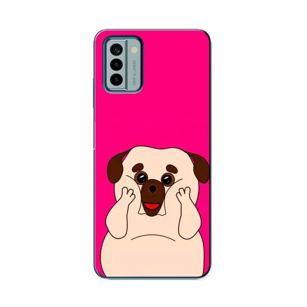 Чехол с рисунком «Веселый Мопсик» для Nokia G22 Чехол с рисунком «Веселый Мопсик» для Nokia G22