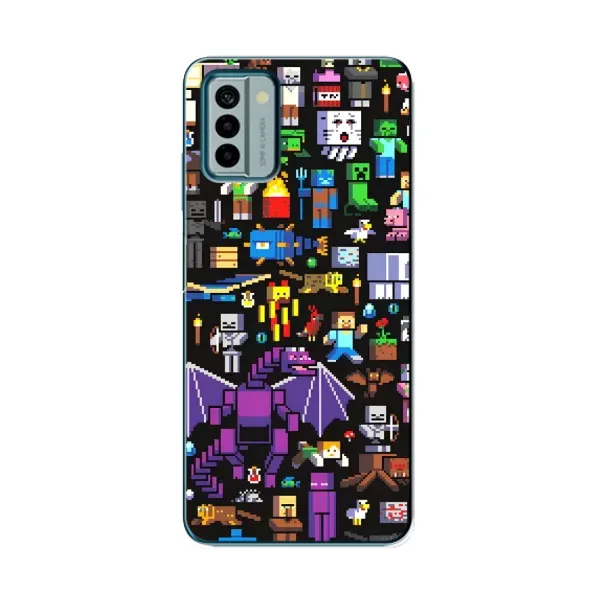 Чехол с рисунком «Все персонажи» для Nokia G22