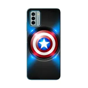 Чехол с Щитом Капитана Америки на Nokia G22 (Яркий Щит Капитана)