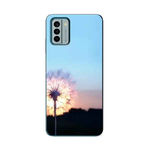 Чехол с рисунком «Закат с одуванчиком» для Nokia G22 Чехол с рисунком «Закат с одуванчиком» для Nokia G22