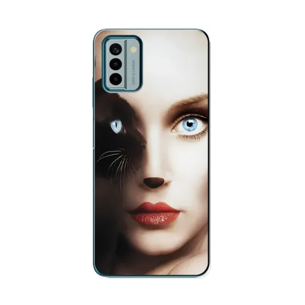 Чехол с рисунком «Женщина кошка» для Nokia G22 Чехол с рисунком «Женщина кошка» для Nokia G22